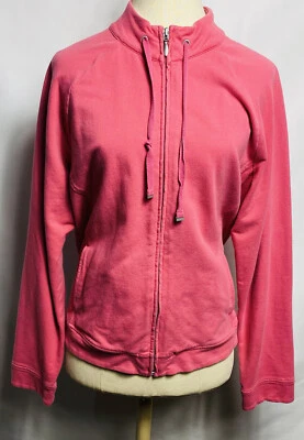 Chaqueta JM Collection Mujer Pequeña Talla XL Rosa Claro Cremallera Frontal Completa Foto 1 de 3