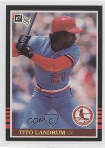 1985 Donruss Tito Landrum #168