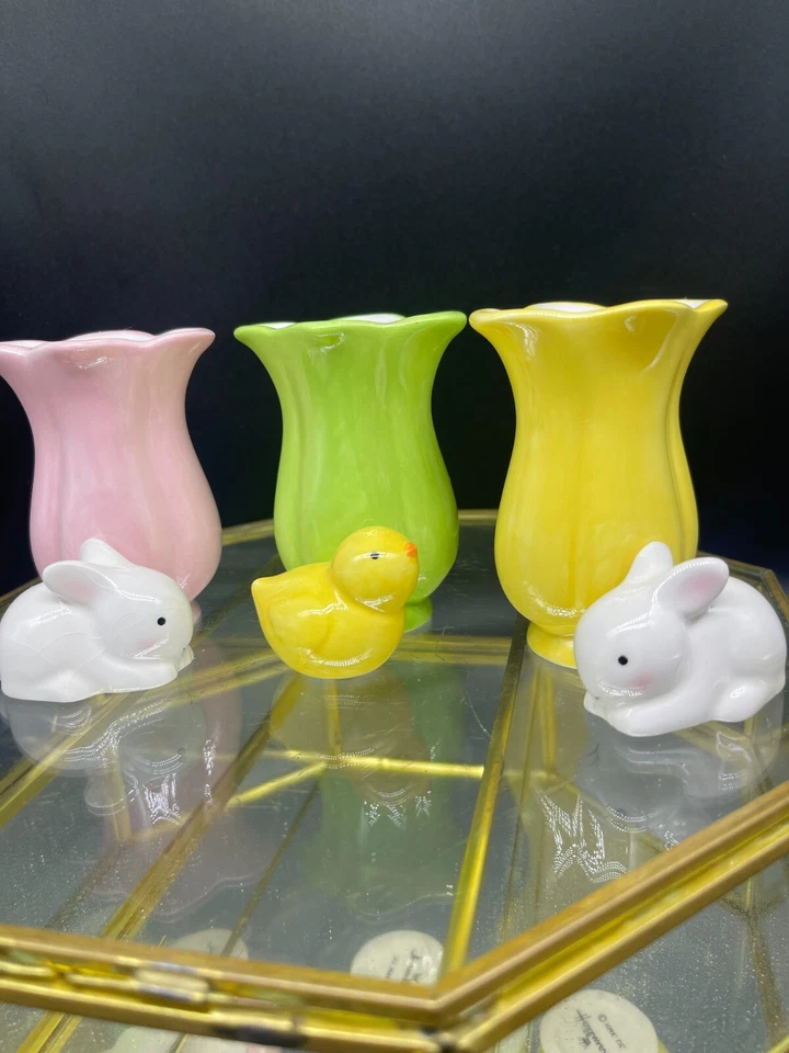 Jarrones Hallmark, Pascua, Primavera, Decoración del Hogar (3) Foto 1 de 4