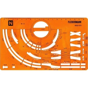 Fleischmann Scala N  995101 Sagoma per delineare tracciati Profi massicciata New - Foto 1 di 1