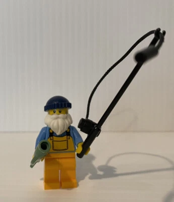 LEGO #1 FISHERMAN Minifigure Series 3 with sheet - CMF - NEW - Free Ship - Image 1 of 4