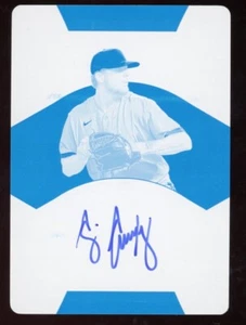 A.J. Alexy 2022 National Treasures Auto Printing Plate #RS-AA Serial #d 1/1 - Picture 1 of 2
