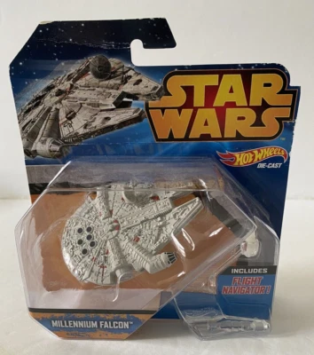 Star Wars Hot Wheels Millennium Falcon литой корабль (2014) CGW56 - Изображение 1 из 4