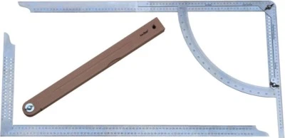 HEDÜ Alphawinkel Anreißgerät Anreißwinkel Alpha Set mit Winkel + Schmiege M900d