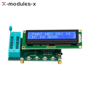 TES200 IC Tester LED Digital Meter 74 40 45 Series lC Logic Gate Tester DC 7-12V - Picture 1 of 11