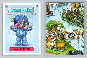 Page Turner #14b Garbage Pail Kids Bookworms 2022 Topps Card / Sticker - Picture 1 of 1