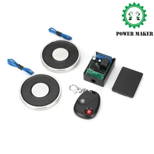 12V 24V El Control Remoto Inalámbrico Electro Imán Material Magnético Cilindro - Imagen 1 de 11