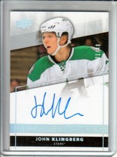  2014-15 Upper Deck Premier #67 John Klingberg RC SPECTRUM AUTO /49 Dallas Stars
