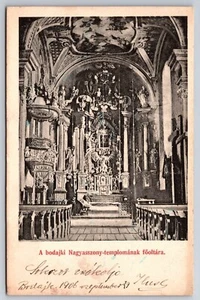 Postal A bodajki Nagyasszony templomanak fooltara Hungría #978 - Imagen 1 de 2