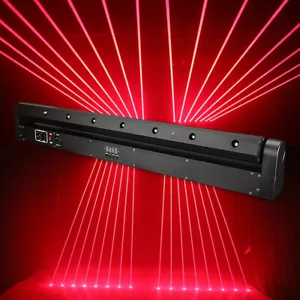 DJ laser Light 8 Eyes RedBeam Bar Moving Head Stage Lazer Lighting Disco Club - Picture 1 of 12