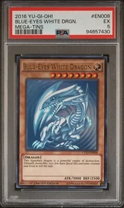 Yugioh Card Blue Eyes White Dragon CT13-EN008 Ultra Rare Limited Holofoil PSA 5 - Picture 1 of 2