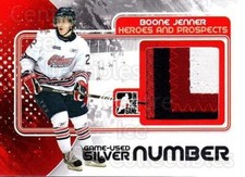 2010-11 ITG Heroes and Prospects Jersey Number Silver #56 Boone Jenner
