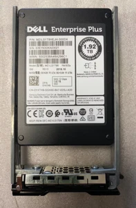 0Y4TH9 Y4TH9 Dell Enterprise Plus 1.92TB SAS 12Gbps Read Intensive 2.5'' SSD. - Afbeelding 1 van 2