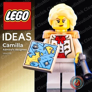 ⭐ LEGO Camilla Admiral's Daughter Minifigure idea228 21358 Pirati Castle - Foto 1 di 8