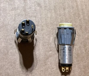 Dialco Momentary Push Switch 513-1807-801 Two PCs - Picture 1 of 4
