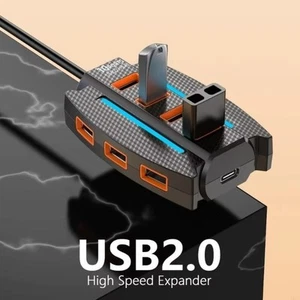 USB Adapter 10 in 1 USB2.0 HUB USB Port Expander Mobile Phone Accessories - Afbeelding 1 van 16