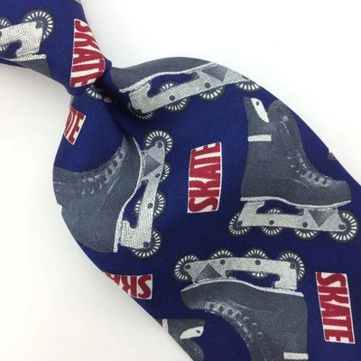 Claiborne Sports EUA Sapatos de Patinação Skate Vermelho Cinza Azul Gravata de Seda IN20-5 - Imagem 1 de 4