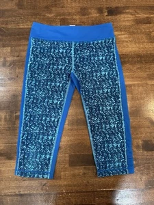 Ivivva by Lululemon Girl's Size 10 Athletic Capri Legging Cropped Crop - Picture 1 of 8