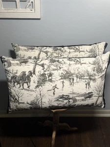 Cuscino decorativo lombare toilette invernale soglia bersaglio vacanza 22"x13" - Foto 1 di 8