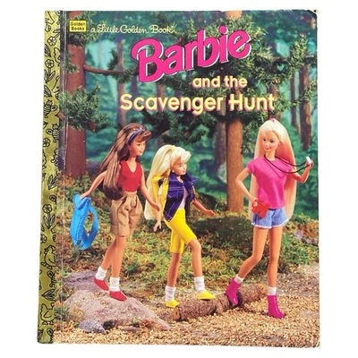 Barbie And The Scavenger Hunt Mary Packard Little Golden Book Hardcover Kids - image 1 of 4