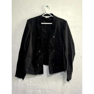 Maurices linen open front blazer jacekt womens XL preppy career business formal - Picture 1 of 7