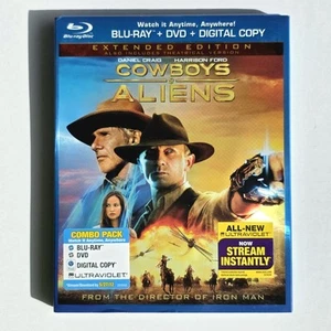 Cowboys & Aliens (Blu-ray Disc, DVD, 2011) 2-Disc Set - Extended Edition Movie - Picture 1 of 5