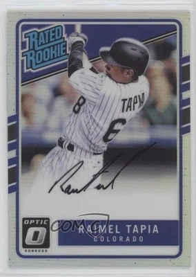 2017 Donruss Optic Rated Rookies Signatures Holo Prizm /150 Raimel Tapia Auto RC - Image 1 of 2