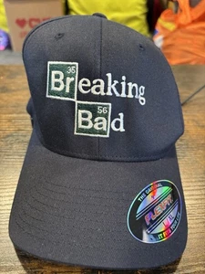 AMC Breaking Bad Fitted Baseball Cap Werbeartikel mit Sticker nie getragen - Bild 1 von 5
