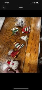 Vintage Stecknadel Ornament 7 Stück - Bild 1 von 6