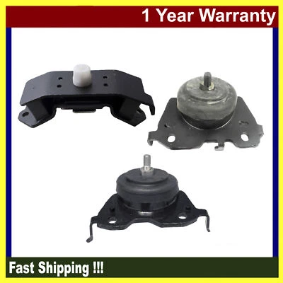 Engine Motor & Auto Trans Mount For Toyota Sequoia Tundra 4.6L 5.7L 4WD Set 3PCS - Image 1 of 4