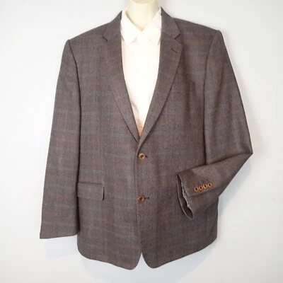 MAGEE Plaid Check 100% Wool Blazer Sport Coat Jacket 46R - Image 1 of 4