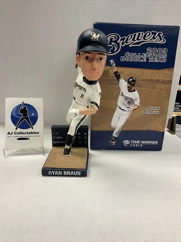 RYAN BRAUN  2009 MILWAUKEE BREWERS BOBBLEHEAD SGA NIB Cover