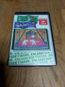 Knight Games-C64- Cassette tape+ box -English Software
