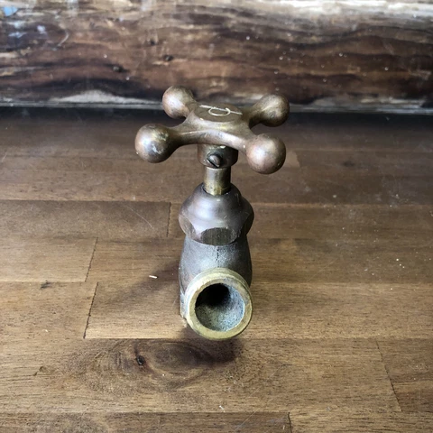Vintage Price Pfister Outdoors Brass Water Spigot Cover