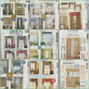 Cortinas cortinas cenefas tonos que elijas para decoración del hogar patrón McCall's - Imagen 1 de 10