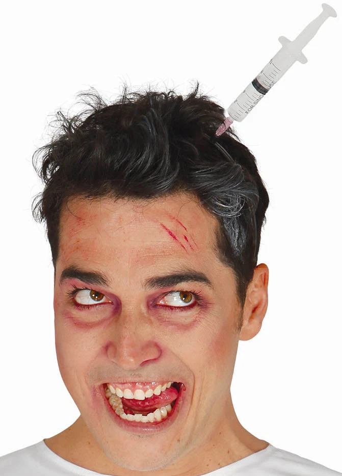 Halloween Vestido Elegante Jeringa en Diadema Horror Sangriento Disfraz Accesorio Foto 1 de 1