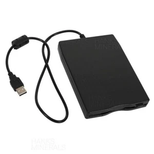 USB 2.0 External Floppy Disk Drive 3.5" 1.44MB For Laptop Windows PC Mac - Afbeelding 1 van 3