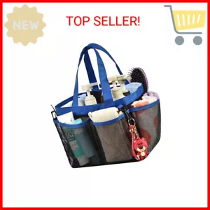 Haundry Mesh Shower Caddy Tote, Large College Dorm Bathroom Caddy Organizer with - Picture 1 of 2