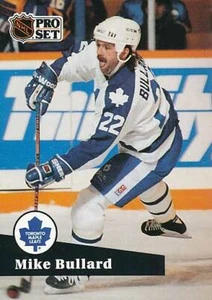 1991-92 Pro Set #496 MIKE BULLARD - Toronto Maple Leafs - Bild 1 von 1