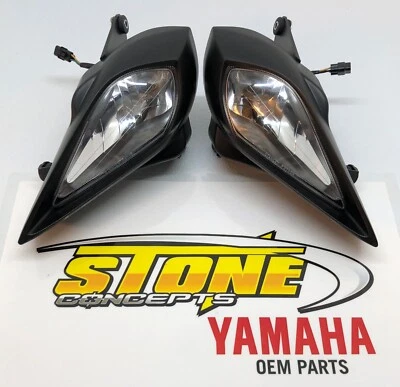 OEM Yamaha Raptor 700 Headlights Head Lights 2009 2010 2011 2012 2022 YFZ450R A - Image 1 of 4