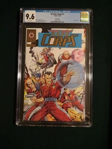 H.A.R.D. Corps 1 CGC universal grade 9.6 NM+ Gold foil gatefold cover by Jim Lee - Picture 1 of 5