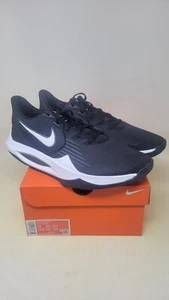 Nike Precision V 5 Black White Basketball Shoes CW3403-003 Men's Size 11 - Picture 1 of 11