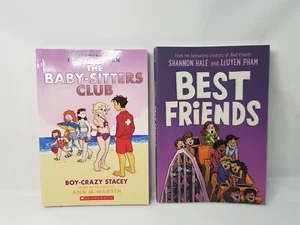 2 Scholastic Graphic Comic Novels Books Babysitter Club & Best Friends 2019 Girl - Picture 1 of 12