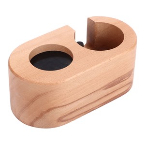 Wood Coffee Filter Tamper Holder Healthy 51â54mm Prevent Slipping Coffee Tamp JY