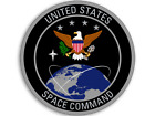 3 Inch Round United States Space Command Logo Sticker Us Ussf Seal Usaf Lic