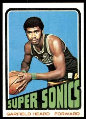 1972-73 Nm-Super Nice-Make Offer Garfield Heard 24 Seattle Super Sonics #98 - Image 1 of 2