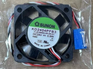 SUNON KD2404PFB3 24V 0.9W 4CM 4010 3-wire alarm signal inverter fan - Picture 1 of 6