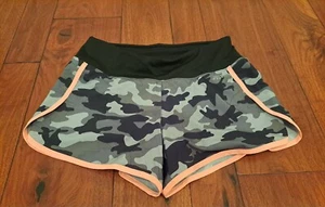 Justice Active gray and black Camo Running Shorts NWOT Size 14-16 - Picture 1 of 3