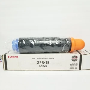 Tóner negro genuino OEM Canon GPR-15 9629A003AA caja abierta - Imagen 1 de 1