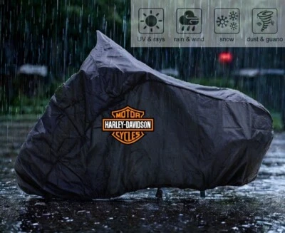➥ Harley Davidson Motorcycle Cover, Waterproof Cover ➥ ALL Harley Davidson - Image 1 of 3